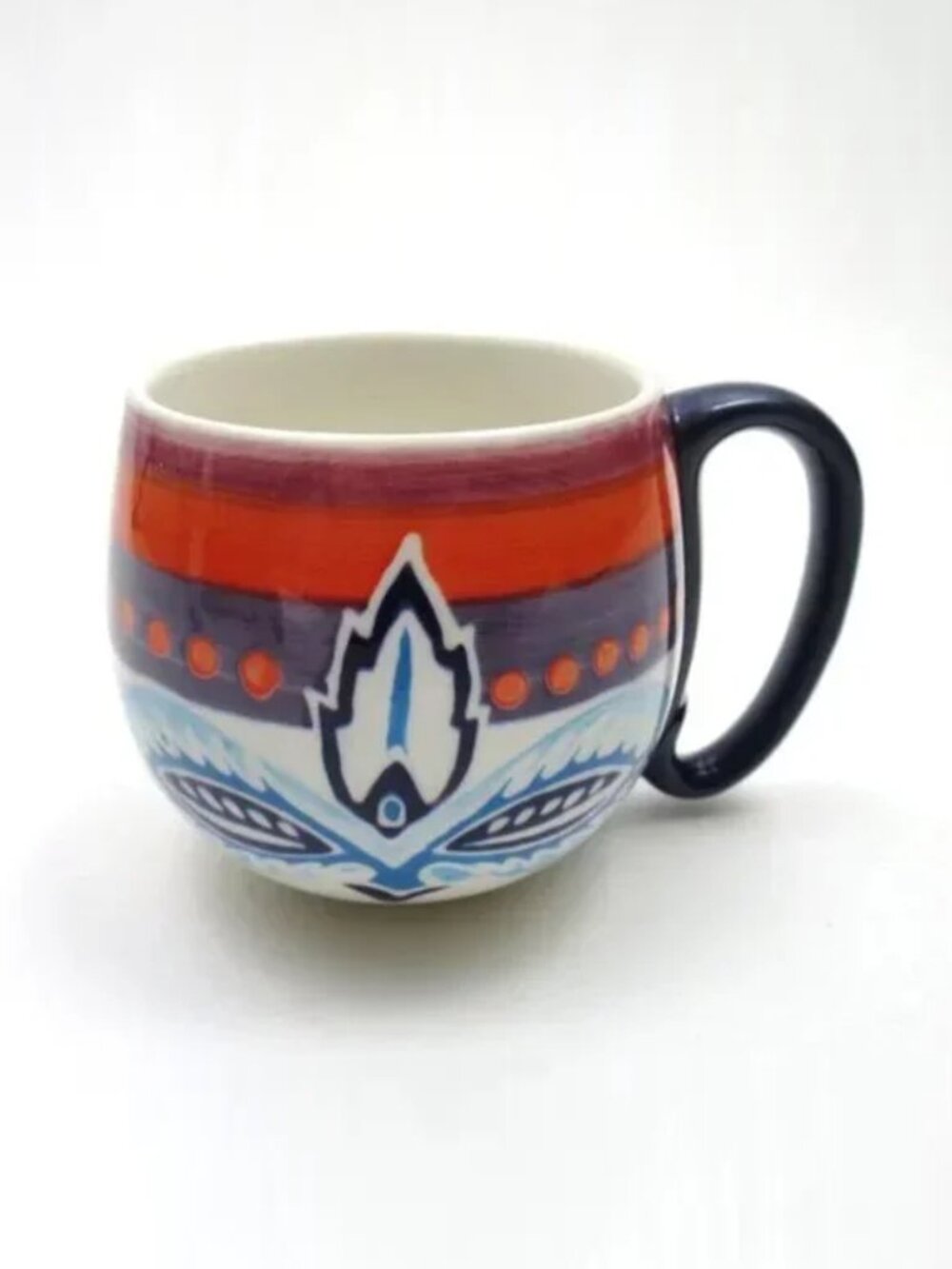 Anthropologie Unique Artsy Boho Mug